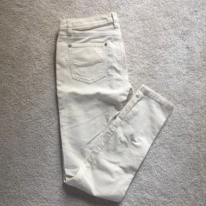 NWT Lauren Conrad Skinny White Corduroy Pants!